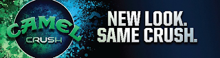 CAMEL CRUSH NEW LOOK. SAME CRUSH. logo