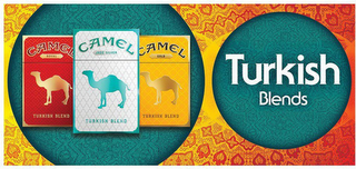 CAMEL ROYAL TURKISH BLEND CAMEL JADE SILVER TURKISH BLEND CAMEL GOLD TURKISH BLEND TURKISH BLENDS logo