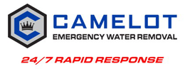 CAMELOT EMERGENCY WATER REMOVAL 24/7 RAPID RESPONSE logo