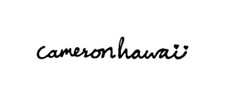 CAMERON HAWAII logo