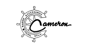 CAMERON MARINE ACCESSORIES TULSA, OKLA. logo