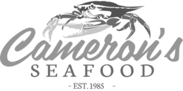 CAMERON'S SEAFOOD -EST. 1985 - logo