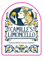 CAMILLE'S LIMONCELLO HANDCRAFTED LEMON LIQUEUR logo