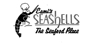CAMI'S SEASHELLS THE SEAFOOD PLACE logo