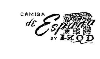 CAMISA DE ESPANA BY IZOD logo