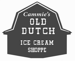 CAMMIE'S OLD DUTCH ICE CREAM SHOPPE logo