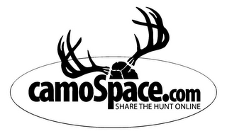 CAMOSPACE.COM SHARE THE HUNT ONLINE logo