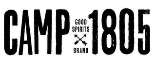 CAMP 1805 GOOD SPIRITS BRAND logo