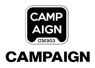 CAMP AIGN GM903 CAMPAIGN logo