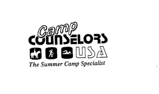 CAMP COUNSELORS USA THE SUMMER CAMP SPECIALIST logo