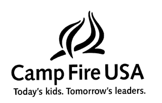 CAMP FIRE USA TODAY'S KIDS. TOMORROW'S LEADERS. logo