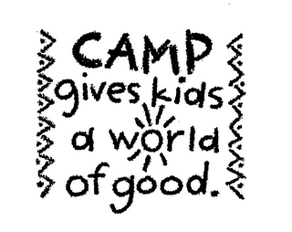 CAMP GIVES KIDS A WORLD OF GOOD logo