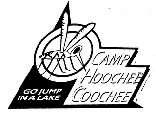 CAMP HOOCHEE COOCHEE GO JUMP IN A LAKE logo