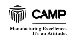 CAMP MANUFACTURING EXCELLENCE. IT'S AN ATTITUDE. logo