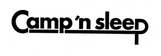 CAMP 'N SLEEP logo