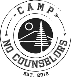 CAMP NO COUNSELORS EST. 2013 logo