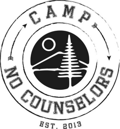 CAMP NO COUNSELORS EST. 2013 logo