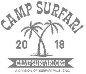 CAMP SURFARI 20 18 CAMPSURFARI.ORG A DIVISION OF SURFARI PALS, INC. logo