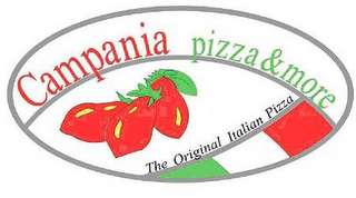 CAMPANIA PIZZA & MORE THE ORIGINAL ITALIAN PIZZA logo
