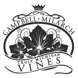 CAMPBELL MILARCH TRULY MICHIGAN VINES logo