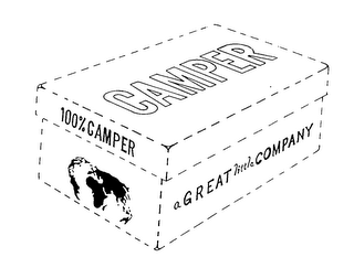 CAMPER 100% CAMPER A GREAT LITTLE COMPANY logo