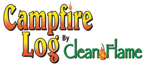 CAMPFIRE LOG BY CLEAN FLAME logo