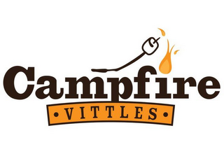 CAMPFIRE · VITTLES · logo