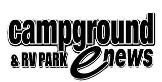 CAMPGROUND & RV PARK E NEWS logo