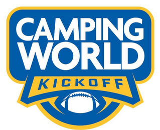 CAMPING WORLD KICKOFF logo