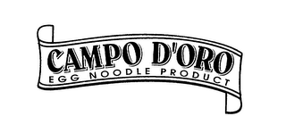 CAMPO D'ORO EGG NOODLE PRODUCT logo