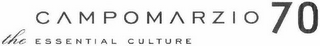 CAMPOMARZIO70 THE ESSENTIAL CULTURE 70 logo