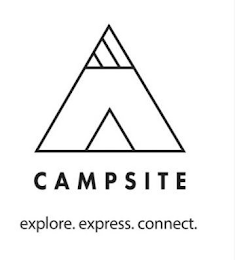 CAMPSITE EXPLORE. EXPRESS. CONNECT. logo