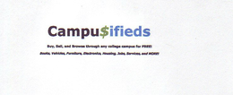 CAMPU$IFIEDS BUY, SELL, AND BROWSE THROUGH ANY COLLEGE CAMPUS FOR FREE! BOOKS, VEHICLES, FURNITURE, ELECTRONICS, HOUSING, JOBS, SERVICES, AND MORE! logo