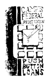 CAMPUS FEDERAL CREDIT UNION PUSH BUTTON LOANS logo