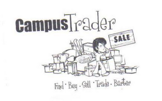 CAMPUS TRADER SALE FIND · BUY · SELL · TRADE · BARTER logo
