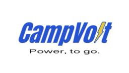 CAMPVOLT POWER, TO GO. logo