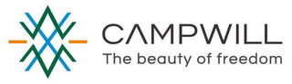 CAMPWILL THE BEAUTY OF FREEDOM logo