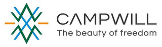 CAMPWILL THE BEAUTY OF FREEDOM logo