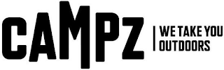 CAMPZ WE TAKE YOU OUTDOORS logo