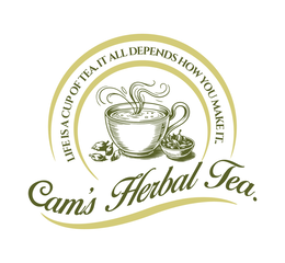 CAM'S HERBAL TEA. logo