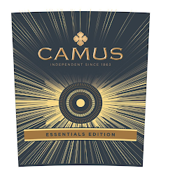 CAMUS INDEPENDENT SINCE 1863 ESSENTIALS EDITION logo