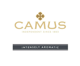 CAMUS INDEPENDENT SINCE 1863 INTENSELY AROMATIC logo