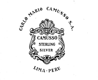 CAMUSSO STERLING SILVER CARLO MARIO CAMUSSO S.A. LIMA - PERU logo