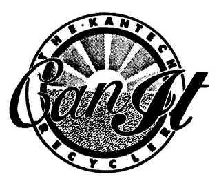 CAN IT THE KANTECH RECYCLER logo