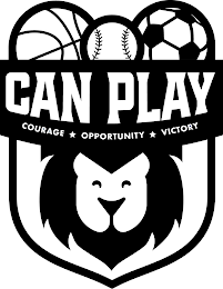CAN PLAY COURAGE OPPORTUNITY VICTORY logo