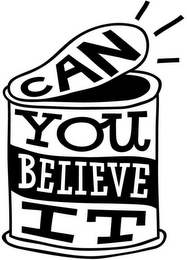 CAN YOU BELIEVE IT logo
