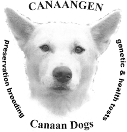 CANAANGEN CANAAN DOGS PRESERVATION BREEDING GENETIC & HEALTH TESTS logo