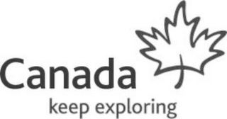 CANADA KEEP EXPLORING logo