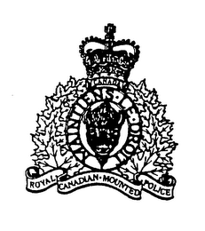 CANADA ROYAL CANADIAN MOUNTED POLICE MAINTIENS LE DROIT logo