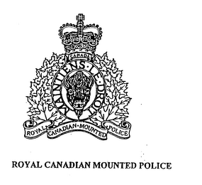 CANADA ROYAL CANADIAN MOUNTED POLICE MAINTIENS LE DROIT logo